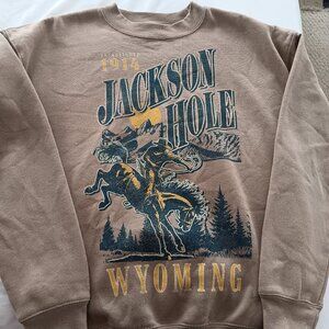 Womens crew neck sweatshirt